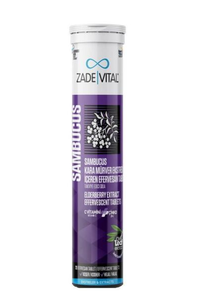 Zade Vital Sambucus Nigra 20 Efervesan Tablet