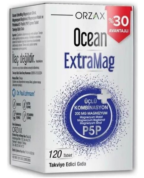 Orzax Ocean ExtraMag 120 Tablet
