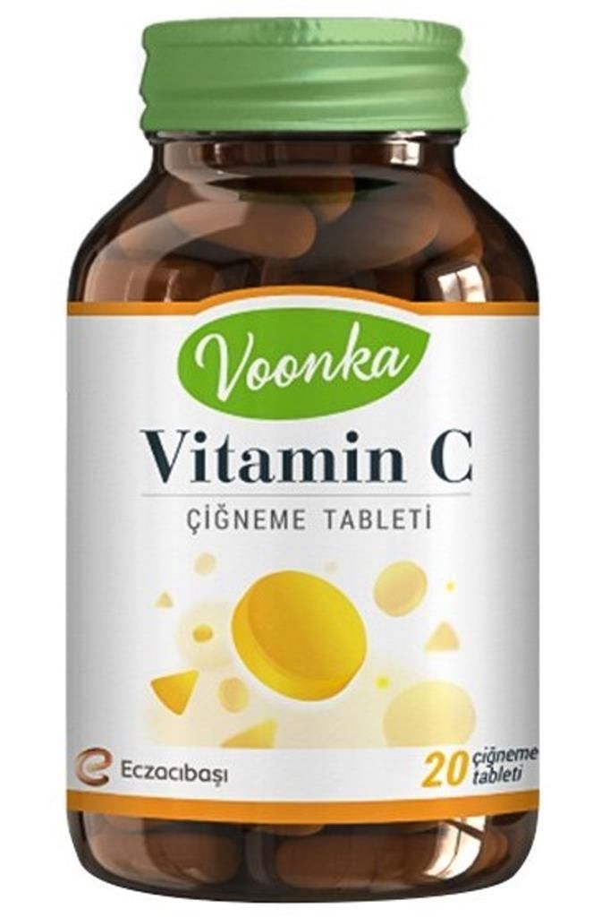 Voonka Vitamin C 20 Çiğneme Tableti