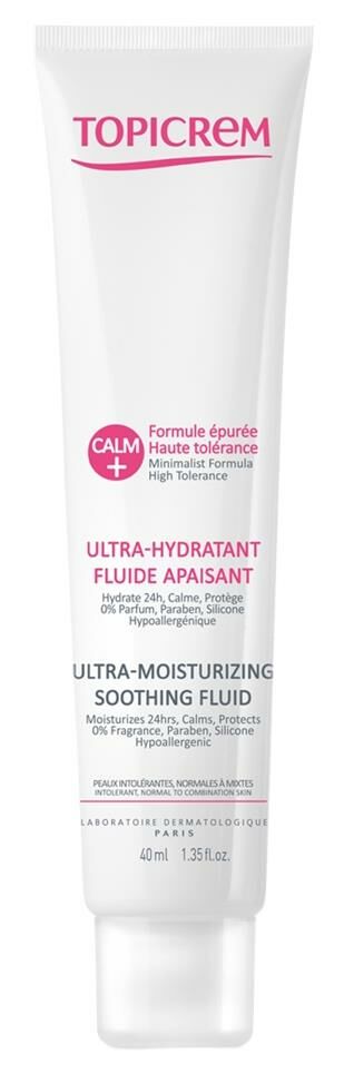 Topicrem Calm+ Ultra Moisturizing Soothing Fluid 40ml | Yatıştırıcı ve Nemlendirici Krem