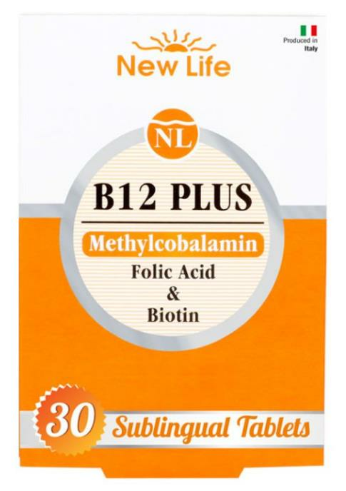 NewLife B12 Plus Methylcobalamin 30 Tablet | Dilaltı Tablet