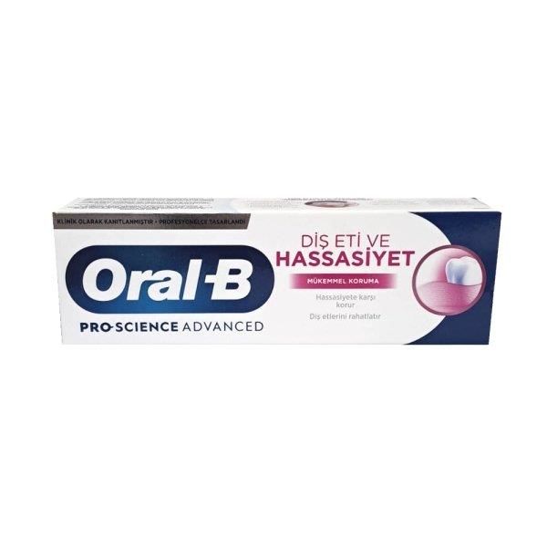 Oral-B Pro Science Advanced Diş Eti ve Hassasiyet Mükemmel Koruma Diş Macunu 75 ml