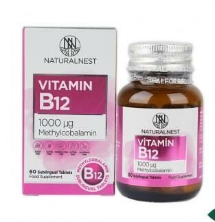 Naturalnest Vitamin B12 60 Dilaltı Tablet İkili Avantaj Paket