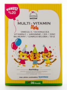 NatVitDay Multi-Vitamin Kids 36 Yumuşak Pastil