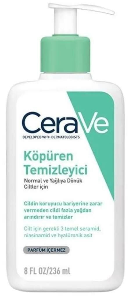 CeraVe Foaming Cleanser 236ml | Köpüren Temizleyici