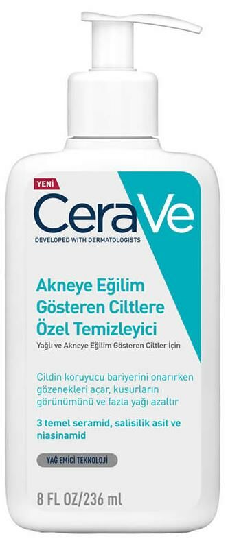 CeraVe Akneye Eğilim Gösteren Ciltler İçin Temizleyici 236ml