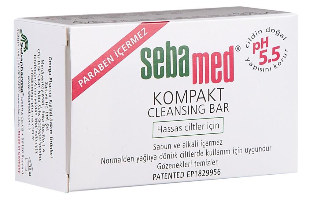 Sebamed Kompakt Cleasing Bar 100gr | Hassas Ciltler İçin Temizleyici Sabun