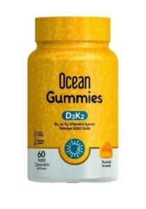 Ocean Gummies D3K2 60 Adet ÇiğnenebilirJel Form