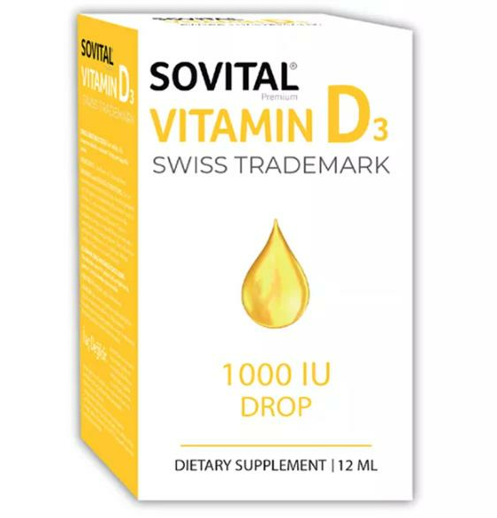 Sovital Vitamin D3 1000IU Damla 12ml