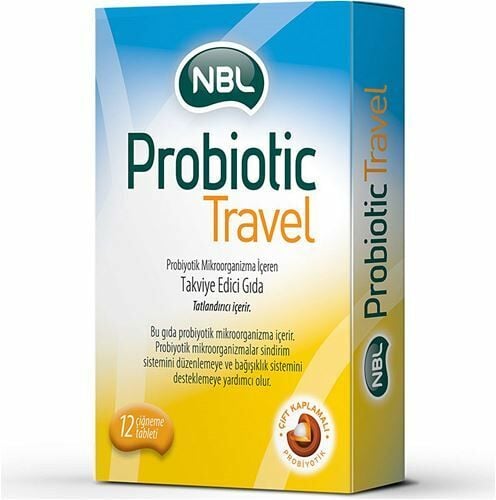 Nbl Probiotic Travel Çiğneme Tableti 12 Tablet