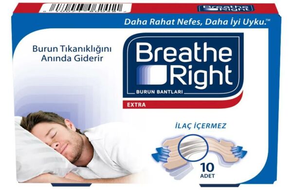 Breathe Right Burun Bandı Extra | 10 Adet