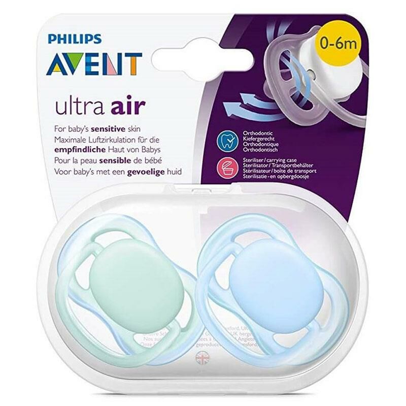Philips Avent Yalancı Emzik Ultra Air Erkek | 0-6 Ay, 2 Adet