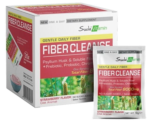 Suda Vitamin Fiber Cleanse 20 Saşe