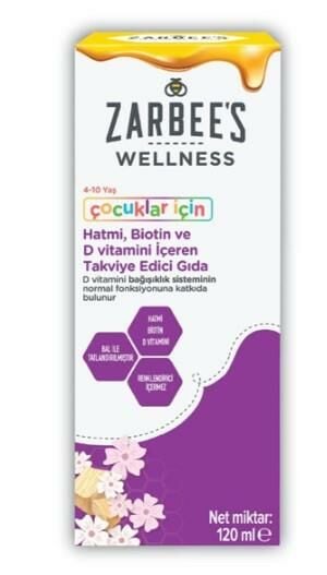 Zarbees Wellness Hatmi, Biotin ve D Vitamini 120 ml