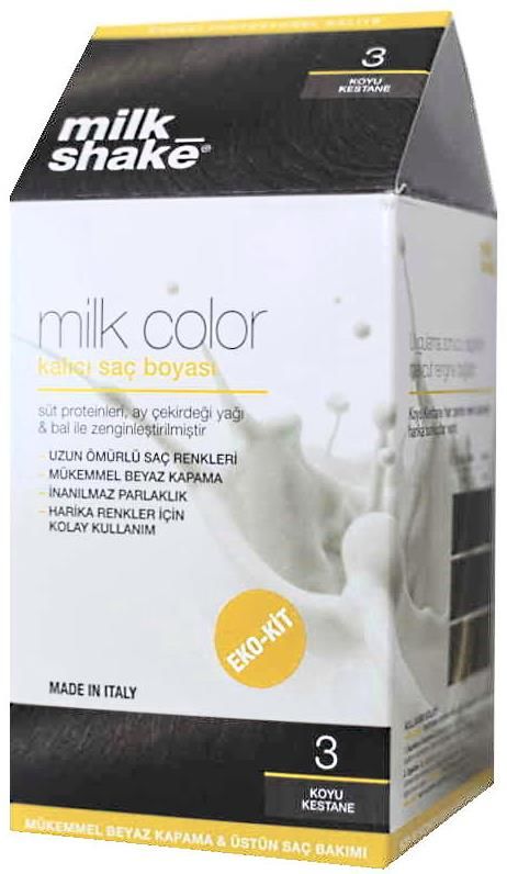 Milkshake Milk Color Eko Kit 3 - Koyu Kestane