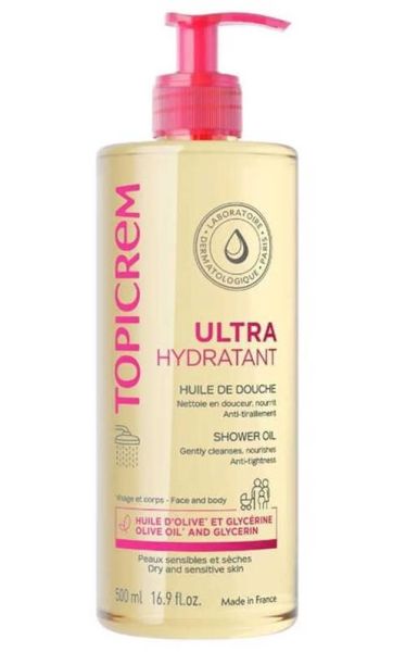 Topicrem Ultra Hydratant Shower Oil 500 ml | Nemlendirici Duş Yağı