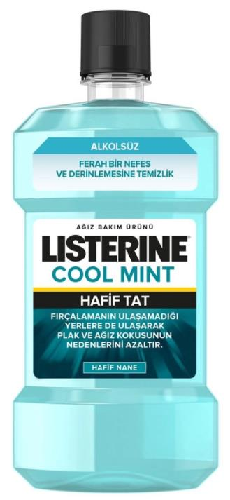 Listerine Cool Mind Hafif Tat Ağız Bakım Gargarası 250ml | Plağa Karşı Etkin Koruma