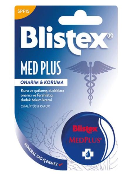 Blistex Medplus SPF15 Dudak Bakım Kremi Kavanoz 7gr