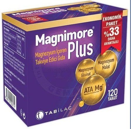 Tab Magnimore Plus 120 Tablet | Ekonomik Paket