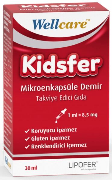 Wellcare KidsFer Demir Damla 30ml