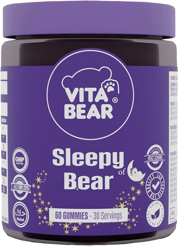 Vita Bear Sleepy Bear Gummy 60 Adet | Çiğnenebilir Form