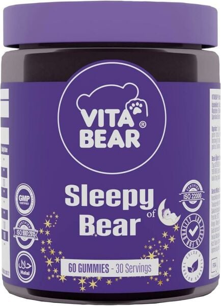 Vita Bear Sleepy Bear Gummy 60 Adet | Çiğnenebilir Form