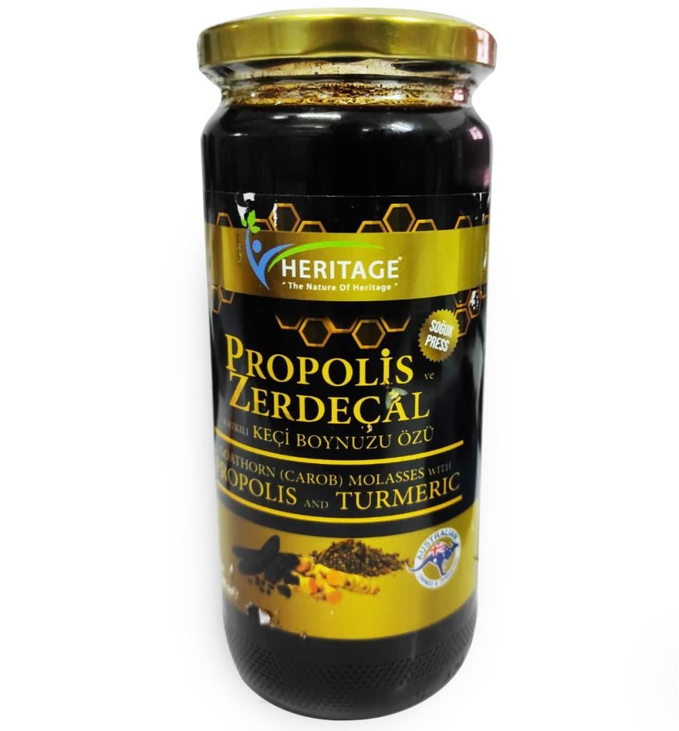 Heritage Propolis ve Zerdeçal Katkılı Soğuk Press Keçi Boynuzu Özü 640g