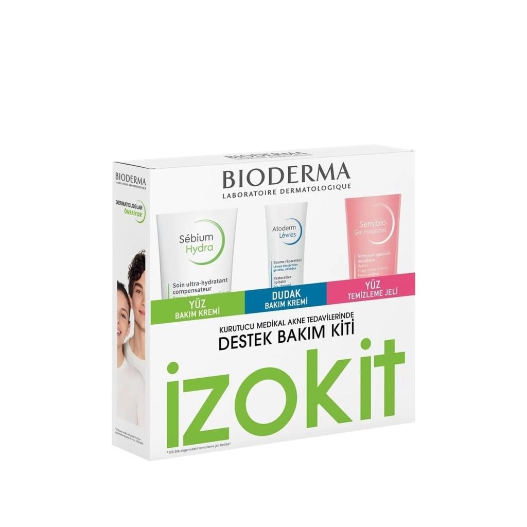 Bioderma Sebium İzokit (Sebium Hydra-Atoderm Levres-Sensibio-Foaming Gel)