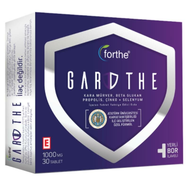 Forthe Gardthe Kara Mürver Beta Glukan Propolis Çinko 30 Tablet