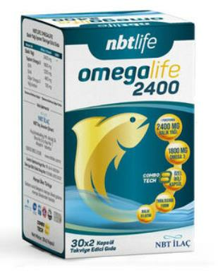 Nbt Life Omega Life 2400 Balık Yağı 60 Kapsül