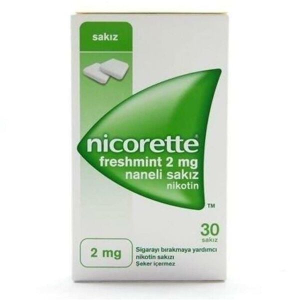 Nicorette Freshmint Naneli Nikotin Sakızı 2mg 30 Adet