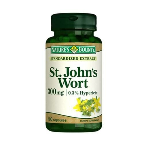 Natures Bounty St. Johns Wort 300 mg 100 Kapsül