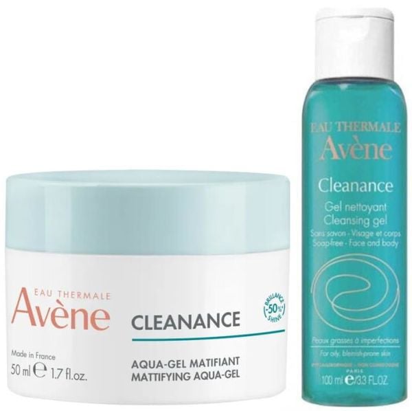 Avene Cleanance Aqua-Gel Nemlendirici Krem 50ml ve Temizleme Jeli Hediye