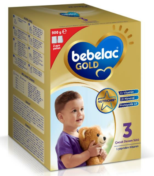 Bebelac Gold 3 800gr | 1 Yaşından İtibaren Bebek Devam Sütü