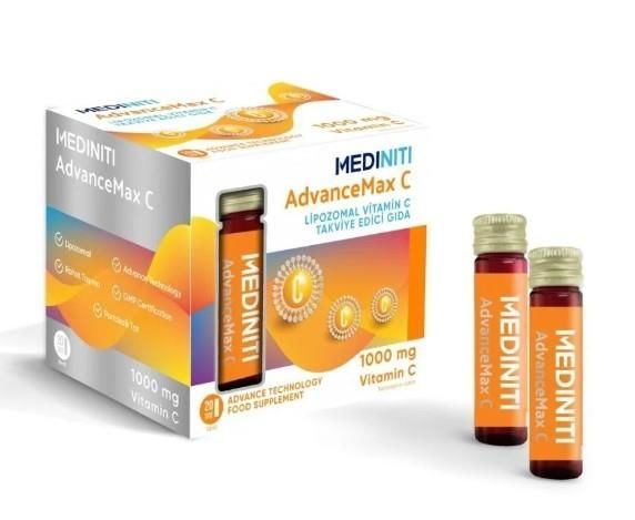 Mediniti AdvanceMax C 1000mg Lipozomal Vitamin C 20 Şişe