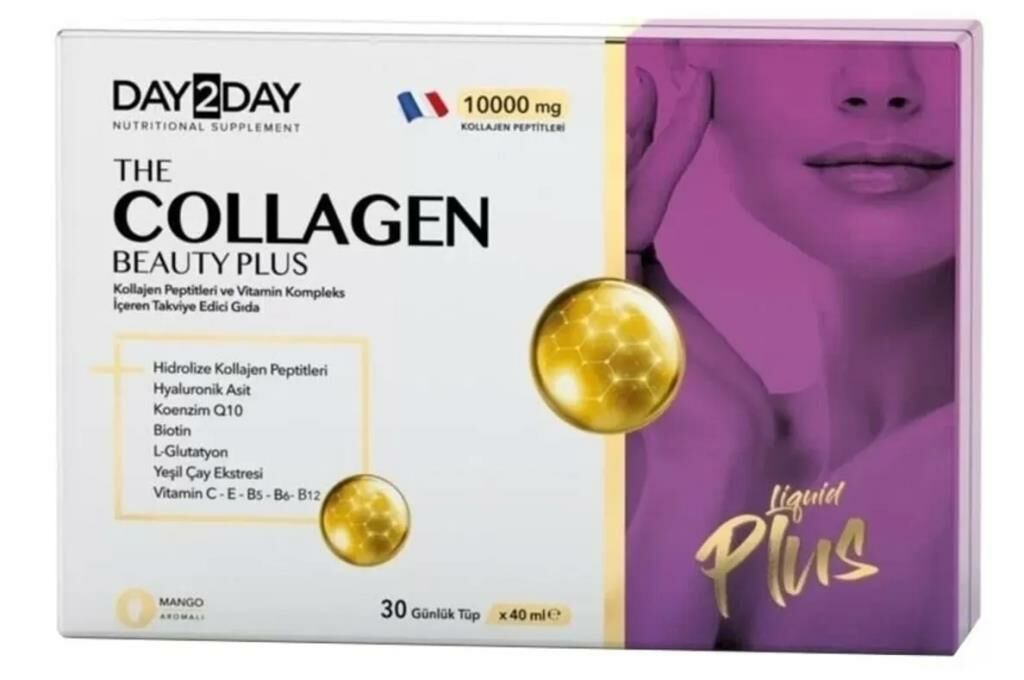 Day2Day The Collagen Beauty Plus 40ml | 30 Flakon Mango Aromalı