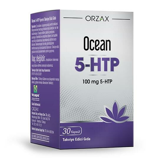 Ocean 5-HTP Hydroxytryptophan 100mcg 30 Kapsül