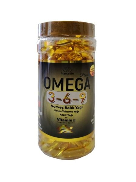 Naturlife Omega 3-6-9 Norveç Balık Yağı 1300 mg 200 Softjel