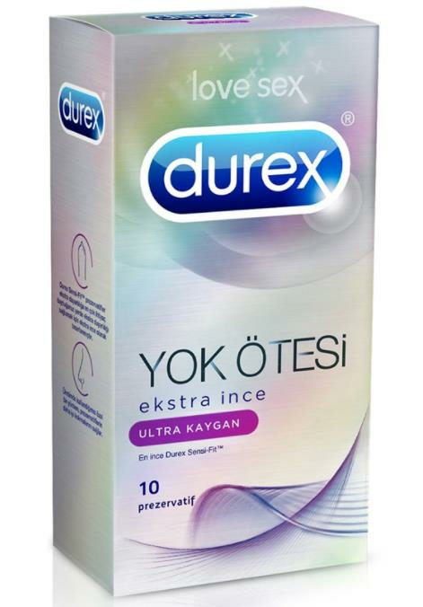 Durex Prezervatif Yok Ötesi Ultra Kaygan 10 Adet