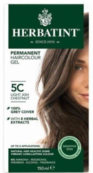 Herbatint 5C Light Ash Chestnut Hair Color | Açık Küllü Kahve Saç Boyası