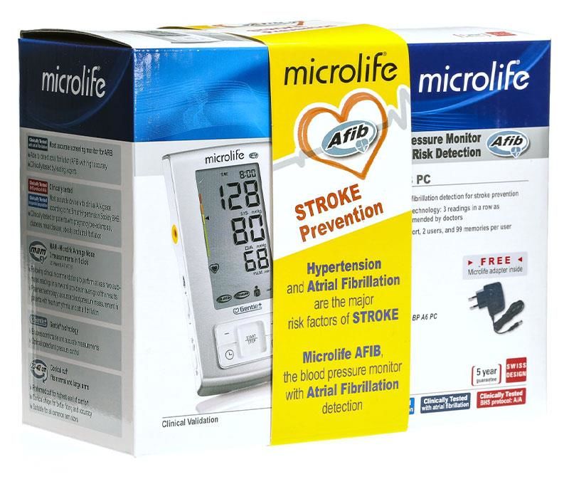 Microlife BP A6 PC Afib Koldan Ölçer Tam Otomatik Tansiyon Aleti