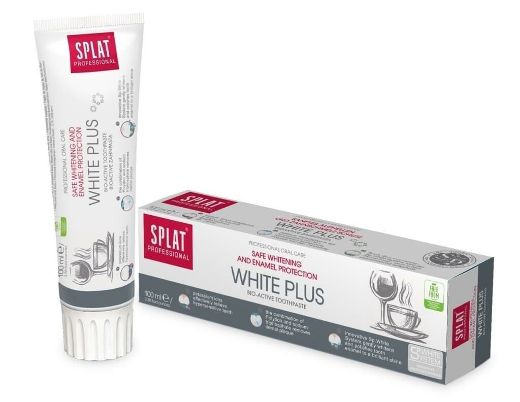 Splat Professional Diş Macunu White Plus 100ml | Güçlü Beyazlık