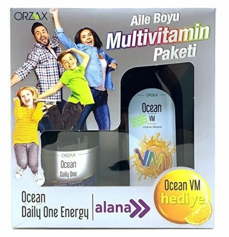 Orzax Ocean Aile Boyu Vitamin Paketi | Ocean Daily One + Ocean VM