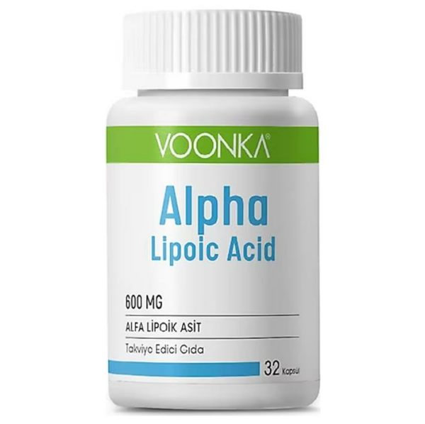 Voonka Alpha Lipoic Acid 600mg 32 Kapsül