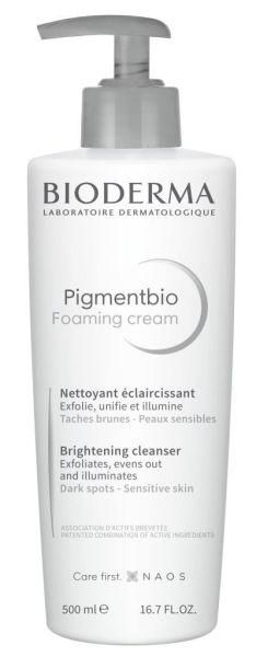Bioderma Pigmentbio Foaming Cream 500ml | Leke Karşıtı Peeling Etkili Yüz Temizleyici