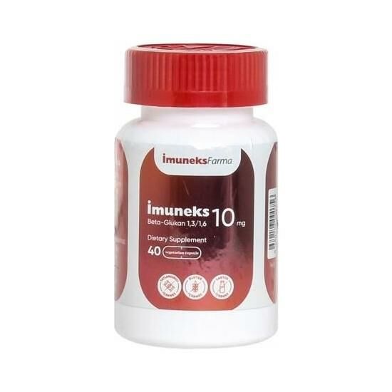 İmuneks Farma 10mg Beta Glukan 40 Kapsül