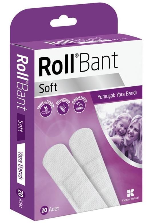 Roll Bant Soft Yara Bandı 20 Adet