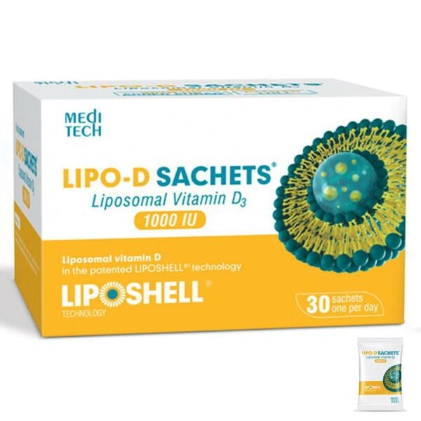 Lipo-D Sachets Lipozomal Vitamin D3 30 Saşe