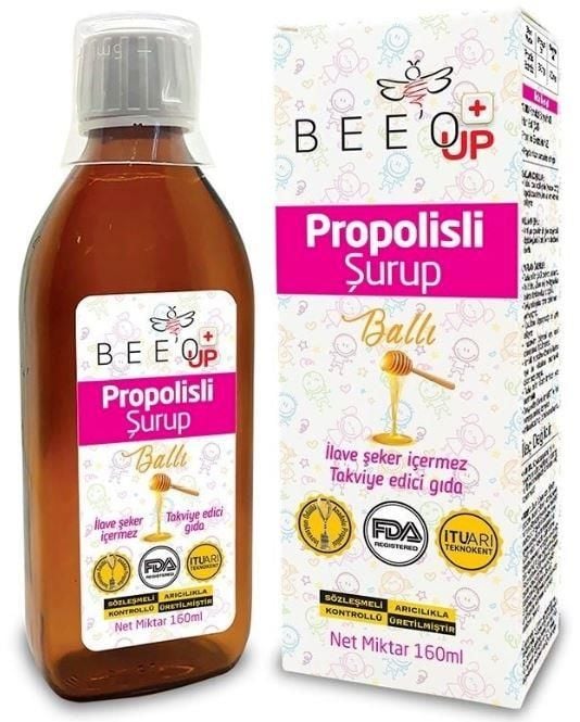 Beeo'Up Propolisli Ballı Şurup 150ml