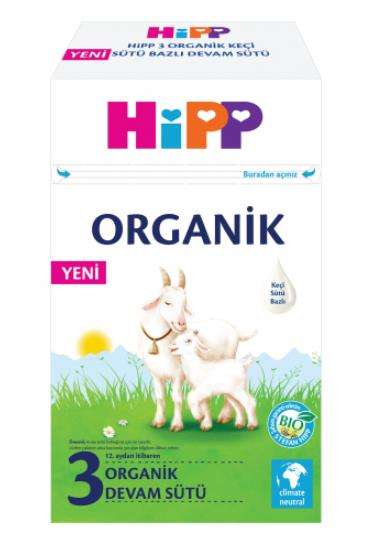 Hipp Organik Devam Sütü 3 400gr | Keçi Sütü Bazlı